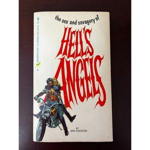 1966 Hell’s Angels MC Sex and Savagery of Hell's Angels Paperback 1st Jan Hudson